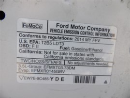 2014 Ford Explorer White 3.5L AT 2WD #F22015